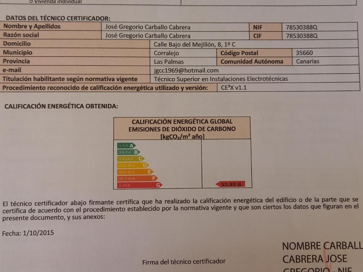Estudio Coriandolo WiFi fibra Corralejo Esterno foto